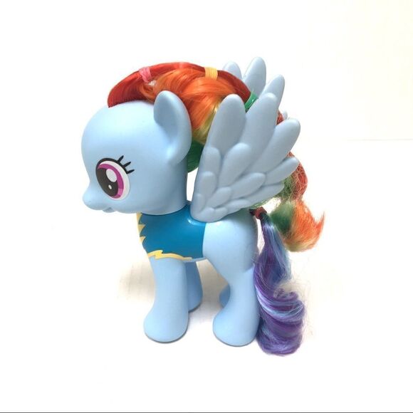 My Little Pony “Rainbow Dash” blue w/ rainbow - Picture 3 of 6